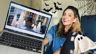 Halloween Decor Shopping Online!🎃 TJ Maxx, Marshalls, Pottery Barn, & Cracker Barrel!🖤✨