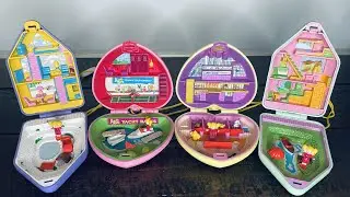 Unbox 4 Clone Polly Pocket| Euro Lovely Kitty| club paradise| summer resort| winter villa| pet dot