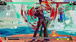 KOF XV K' Stun TOD 100% 99 Hit Fullscreen Combo (Easiest Full Screen TOD?)