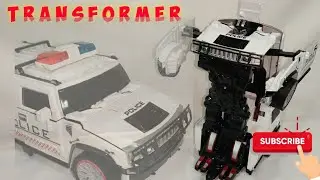 Kids Play with Hummer Transformer RC CAR | Police RC Car | Unboxing and testing|