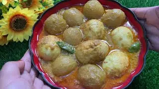 নারিকেল দুধে ডিম-আমড়া কোরমা রেসিপি | Jessore Traditional Egg & Hog Plum Curry with Coconut Milk