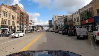 Topeka, Kansas - Driving Downtown Topeka (4x Speed)
