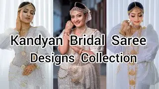 Kandyan Bridal Saree Designs Collection || Kandyan Bridal Saree || Kandyan Bride @AshiFashion 