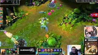 Bjergsen duo with WildTurtle   Azir vs Morgana   Mid
