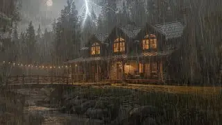 🌧️ Gentle Rain Sound to Sleep Fast & Beat Insomnia | Soft Rain for Relax, Study & Focus 😴