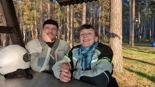 Едем за рыжиками. Катаемся, тёплый денёк.