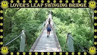 Lovers Leap Swinging Bridge - Columbus Junction, Iowa