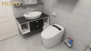 China Modern Bathroom Intelligent Electrical Toilets Product Function Display-MOPO Smart Toilets