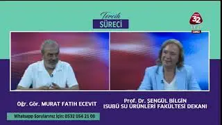 29 07 2025 TERCİH SÜRECİ Prof. Dr. ŞENGÜL BİLGİN ISUBÜ EĞİRDİR SU ÜRÜNLERİ FAKÜLTESİ DEKANI