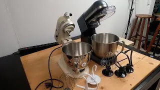 Robotul de bucătărie KitchenAid unboxing, test și comparare cu robotul Silver Crest de la Lidl.
