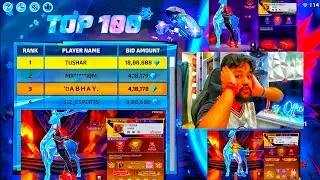 RIP 10,00,000 Diamonds 💎 Who Is Top 3 Players UID In Auction Event - Garena Free Fire