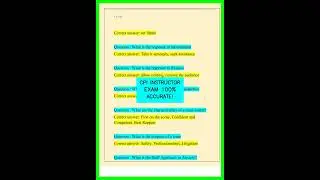 CPI INSTRUCTOR EXAM 100% ACCURATE! video