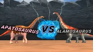 Dino battle multiverse GA2 Apatosaurus vs Alamosaurus Teaser Trailer