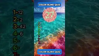 You are colorblind if you can&rsquo;t name the numbers!#color #test #quiz #challenge