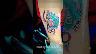 Hindu religion related story shiva tattoo girl hand