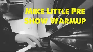 Mike Little Backstage Warmup Confederation Centre Charlottetown PEI 2019.