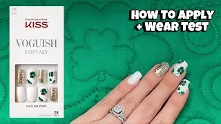 KISS ST. PATRICKS DAY PRESS ON NAILS 2022 + WEAR TEST