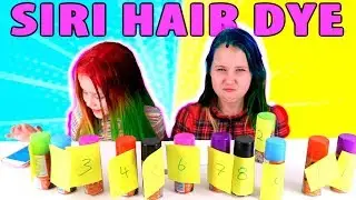 SIRI Picks Our Hair Dye Challenge!!!