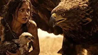 Prehistoric Adventure: Girl Steals Baby Eagle in Ancient Wild!