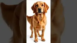 golden brown dog #dog #aidog #dogshorts #animals #youtubeshorts