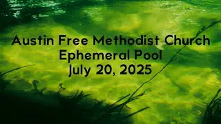 Austin Free Methodist Church - Ephemeral Pool - July 20, 2025