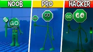 LEGO Go Go Go Sahur : Noob, Pro, HACKER! / (Italian Brainrot Animals Meme)