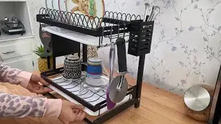 Maximize Kitchen Storage | Dish Drying Rack | Double Layer, Good Player!