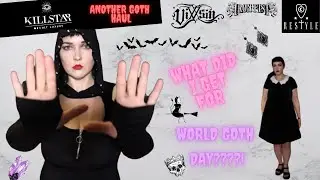 WORLD GOTH DAY HAUL - FIRST HAUL FROM TRUE SHOP - KILLSTAR, RESTYLE, VIXXSIN, IRON FIST