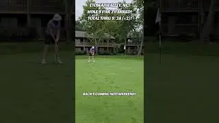 ETOWAH VALLEY, NC!HOLE 9 PAR 3 PARRED!TOTAL THRU 9: 38 (+2)! #golf #views #inspiration #drip #w #l
