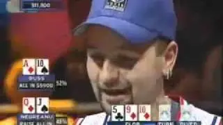 Daniel Negreanu - Calls straight flush