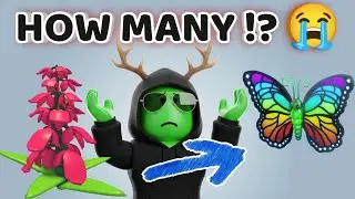 How Many Snapdragon Flower Baits To Get a Prizmatic Butterfly in Adopt Me! #adoptme