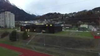 Thusis beim Eindunkeln