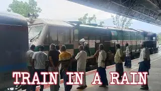 20602 BODINAYAKKANUR EXPRESS RAINY DEPARTURE #railfans #chennai #india #southernrailway  #theni