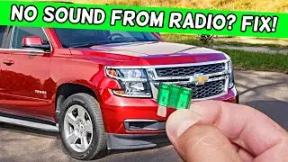 Why No Sound From Radio Speakers Chevrolet Tahoe Chevy Suburban 2014 2015 2016 2017 2018 2019