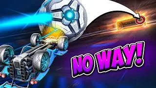 Going for the MOST DIFFICULT shot in Rocket League...