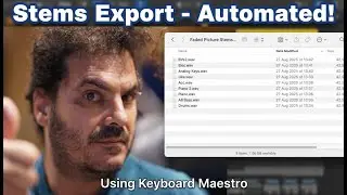 Automating Stem Bounces in Logic Pro X with Keyboard Maestro