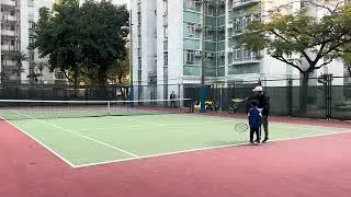 LIU HO HIN GREEN TENNIS TRAINING 17/01/2026 by Coach Uncle Gary To Yuk Wai Part 4