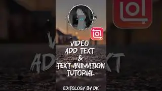 video add text and text animation tutorial in inshot app #edit #inshot #shorts #tutorial