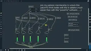 [Max/MSP] Low-Tempo drum sequencer with mysterious ambient vibe in gen~