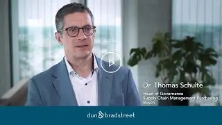 Dun & Bradstreet Manufacturing Summit 2025 &ndash; 3 Questions to Dr. Thomas Schulte from Bosch