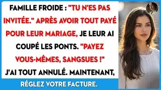 J'ai financé leur mariage. Ma famille m'a ensuite froidement banni par SMS : 