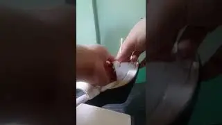 Easiest way to remove unwanted scuff marks from patent leather shoes/sandals 👠  #shorts #fyp