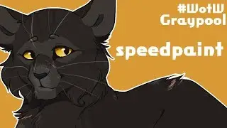 graypool | Warriors fanart SPEEDPAINT