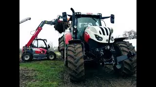 Akcja obornik i orka 2019! Weidemann 4512 Steyr 4115 Kuhn