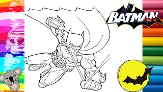 Coloring Batman COLOR WITH ME