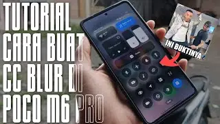TUTORIAL! How to blur the Control Center on the POCO M6 PRO