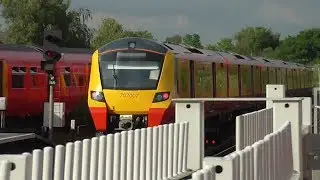 South West Trains Class 707 Desiro City Passing Through Wimbledon On Test - 13/06/17