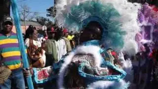 Mardi Gras Indians - Creole Wild West - Uptown 2010