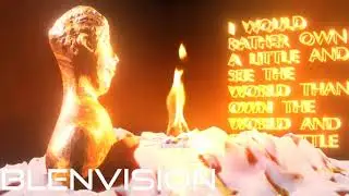 BLENDER Animation - Sculpture - Seeing the World