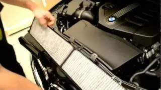 BMW E90 cabin microfilter replacement 3 series